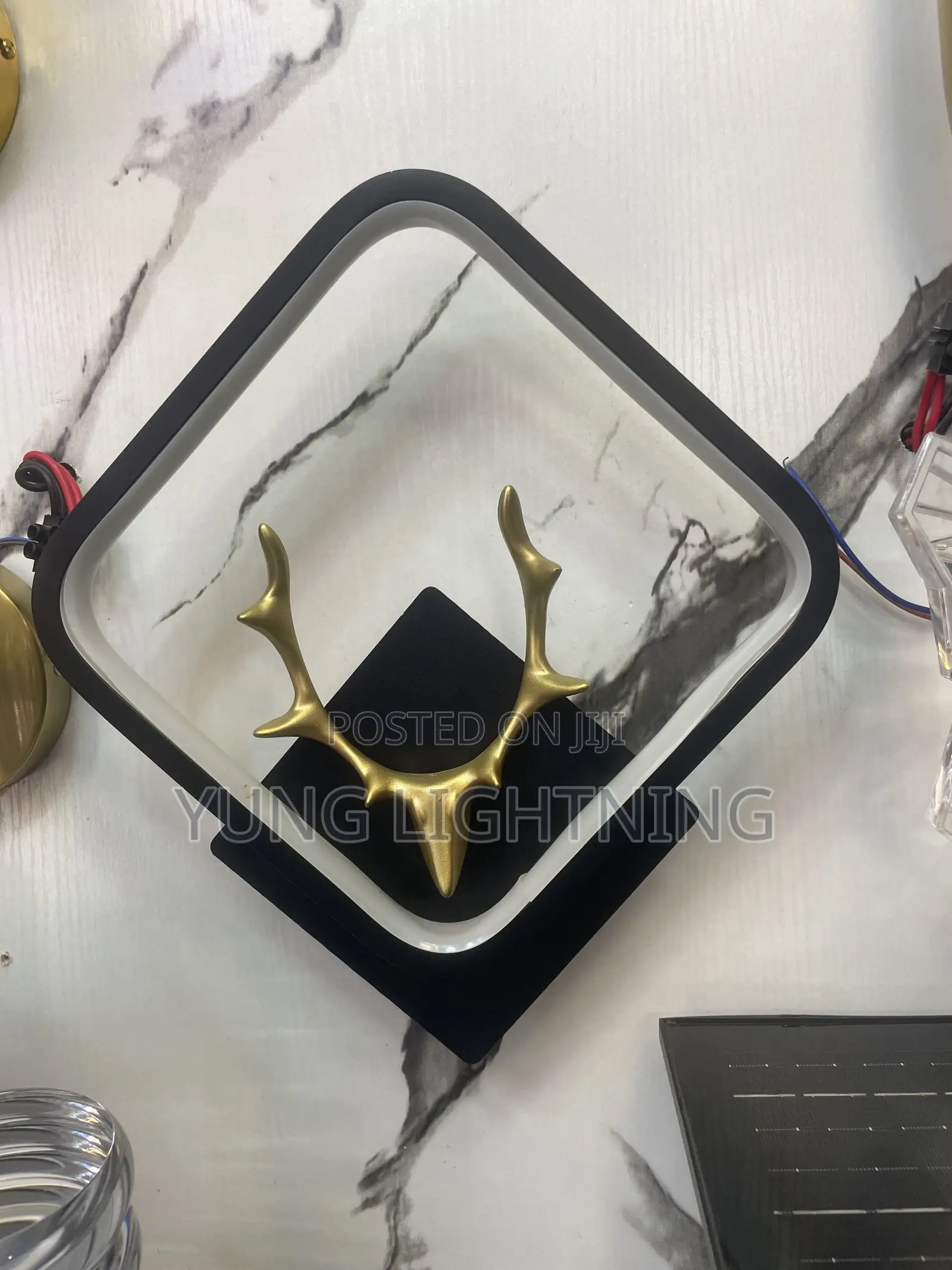 Modern LED Deer Antler Wall Light Luxury Indoor Decorative Lamp