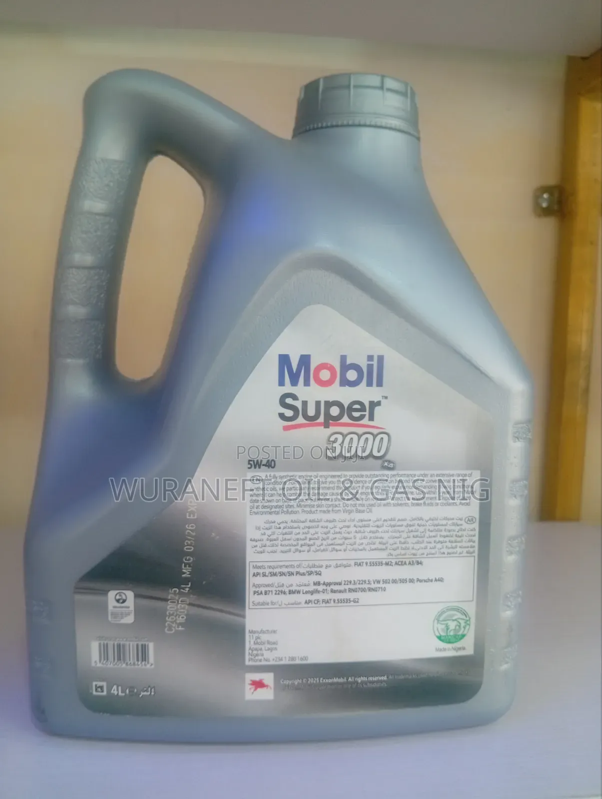 Mobil Super 3000 5w-40