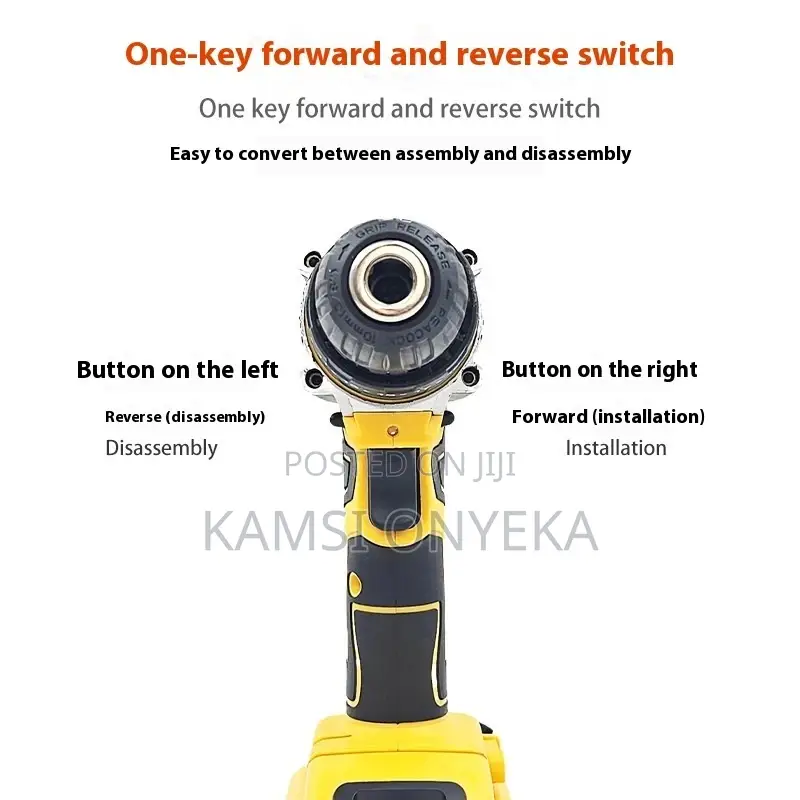 Cordless Power Drill Set Electric Mini Impact Drill Driver Kit With