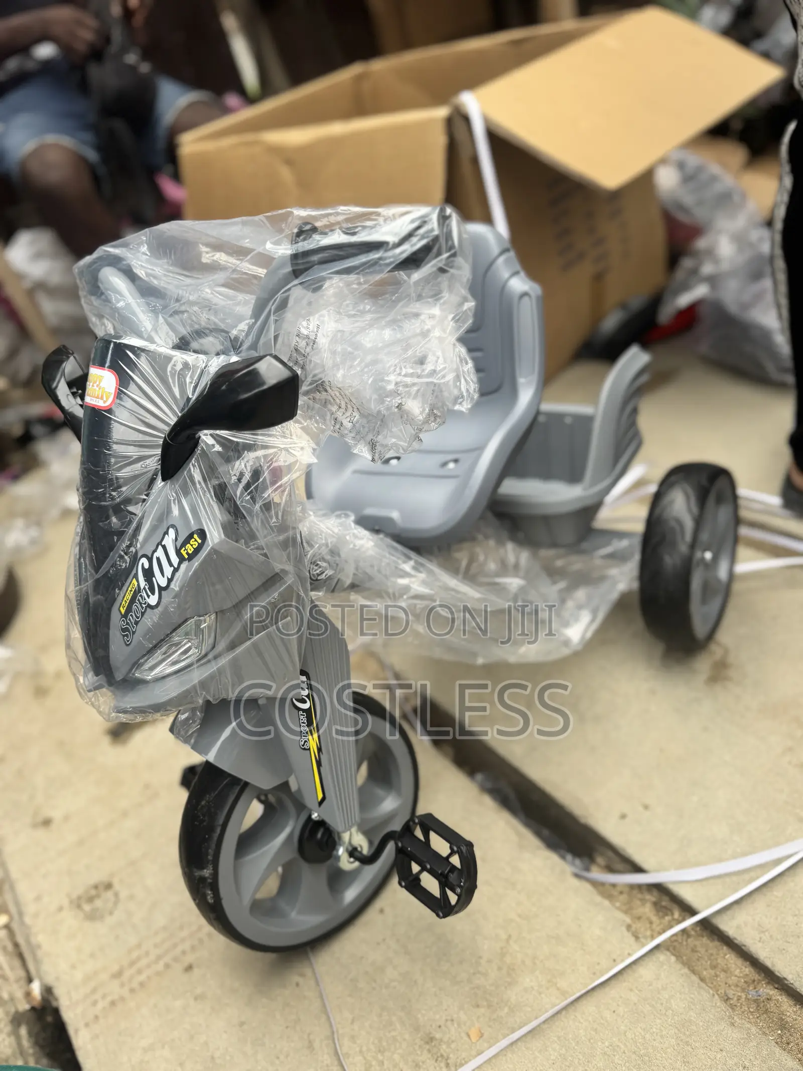 Sport Car" Branded Tricycle