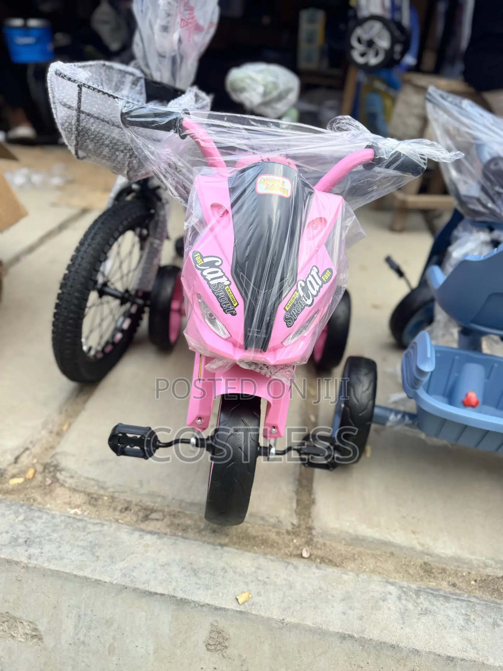 Sport Car" Branded Tricycle