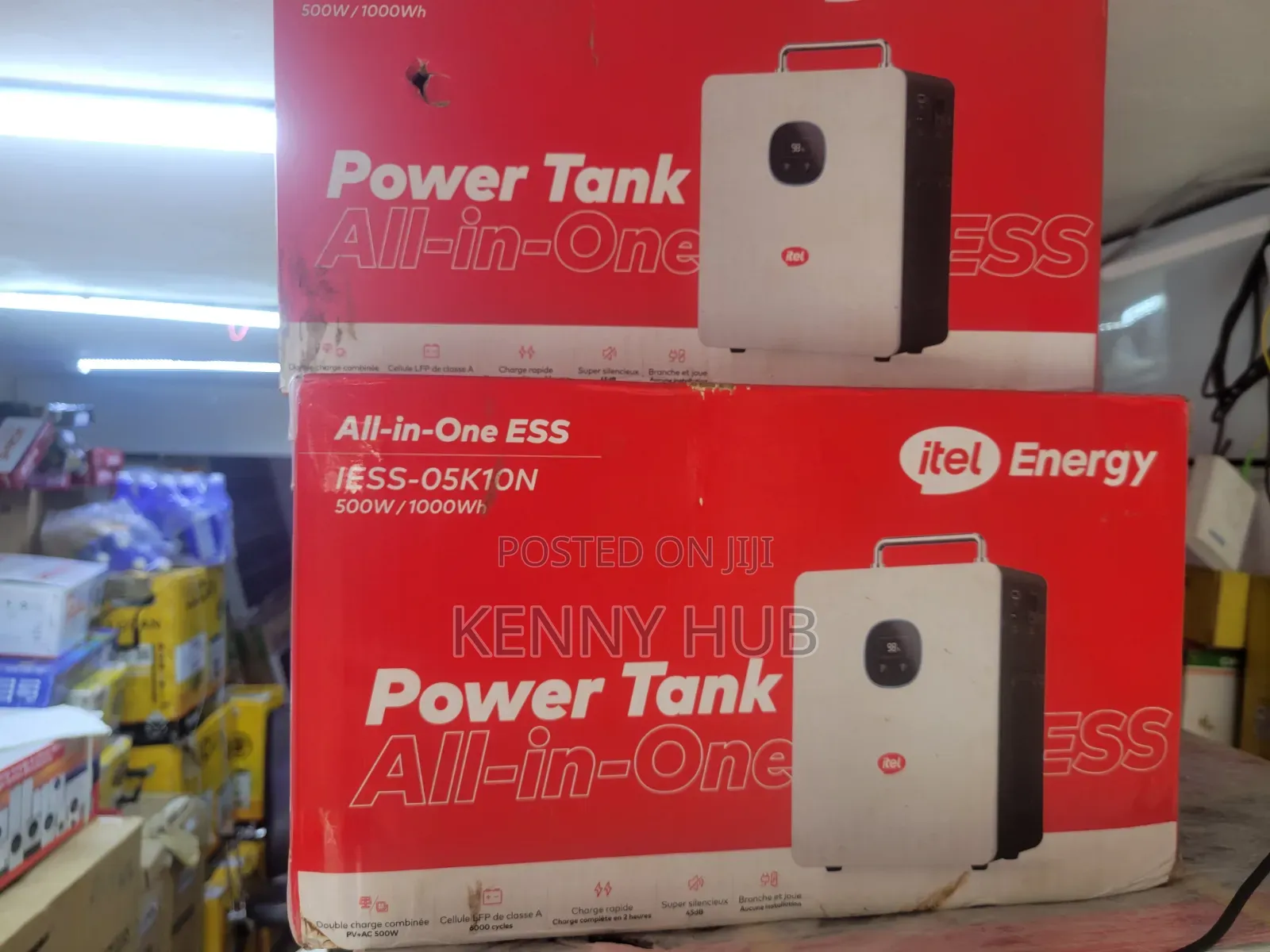 Itel Energy Power Tank All-in-One ESS 500w/1000Wh Portab Power Station