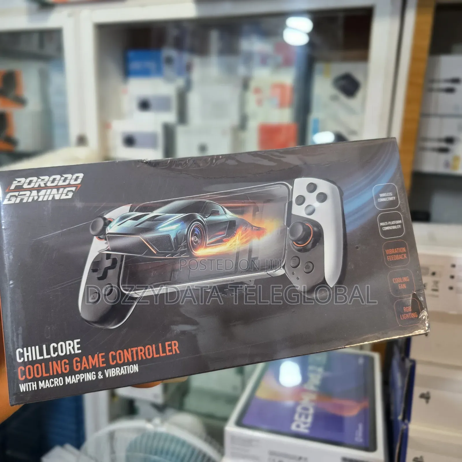 Porodo Gaming Chillcore Cooling Game Controller PDXCGCBK