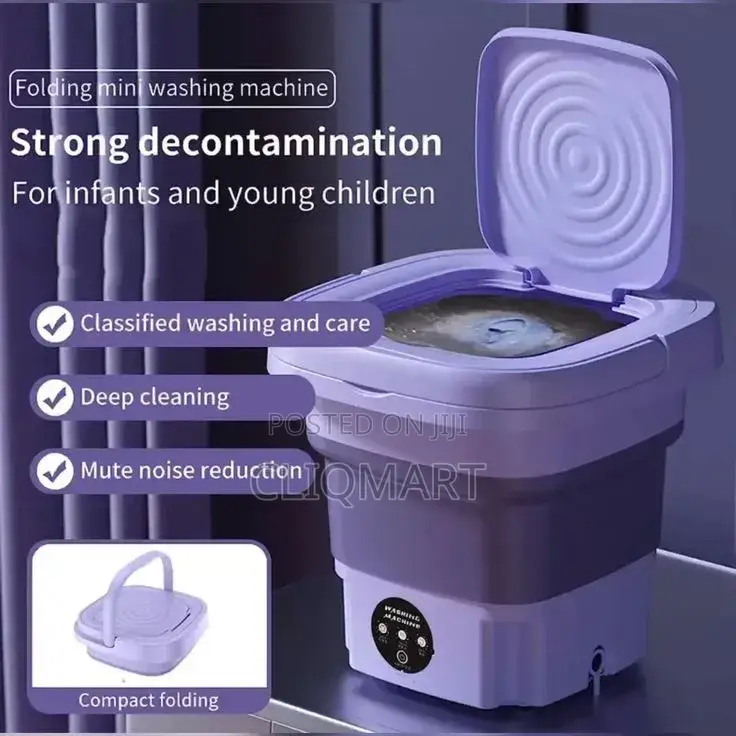 Folding Mini Washing Machine With Spin Dry