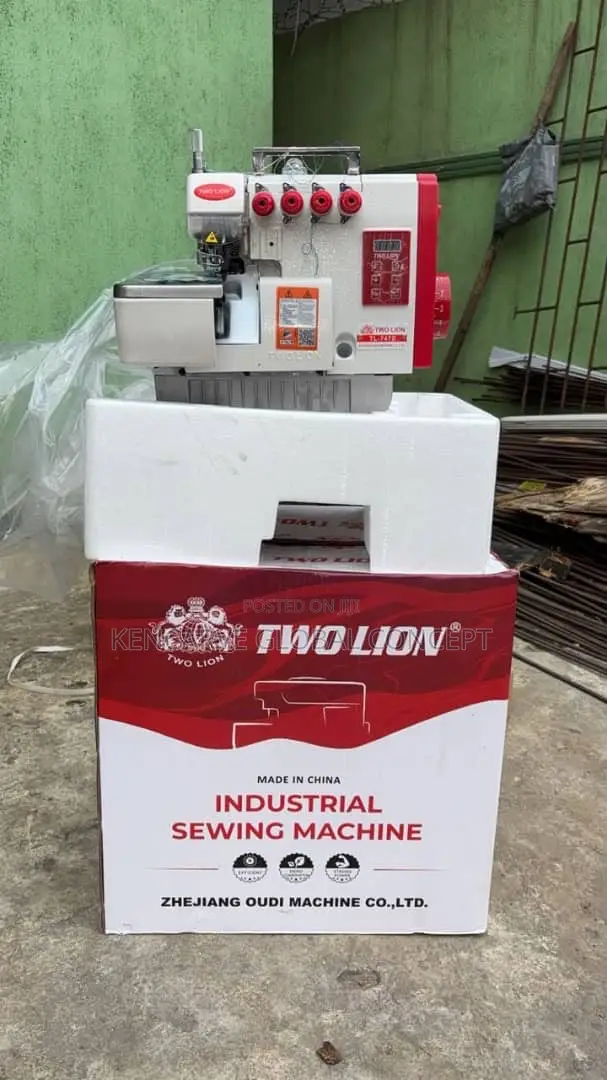 Two Lion 4-Thread Industrial Overlock Sewing Machine – Direct Drive