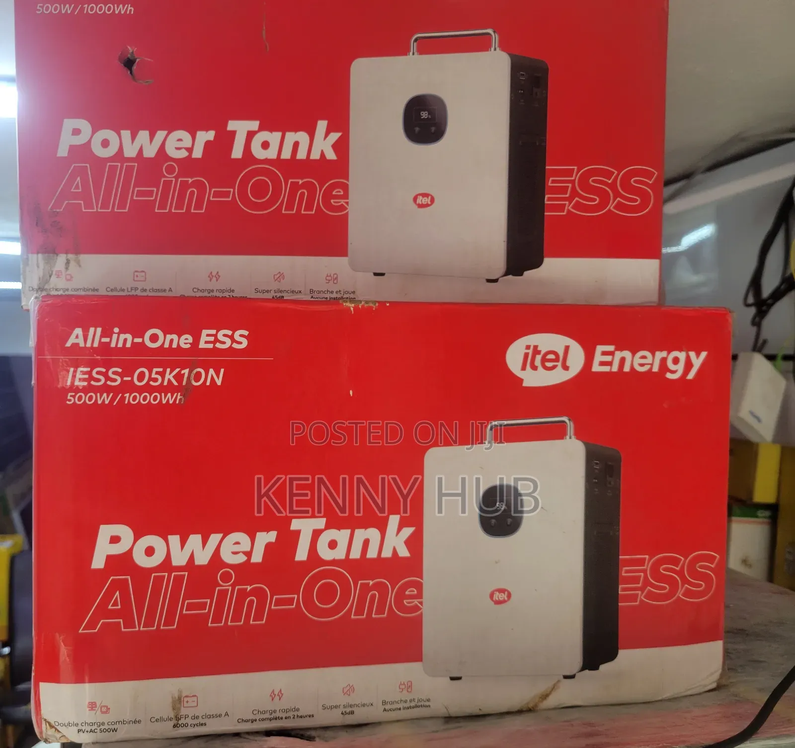Itel Energy Power Tank All-in-One ESS 500w/1000Wh Portab Power Station