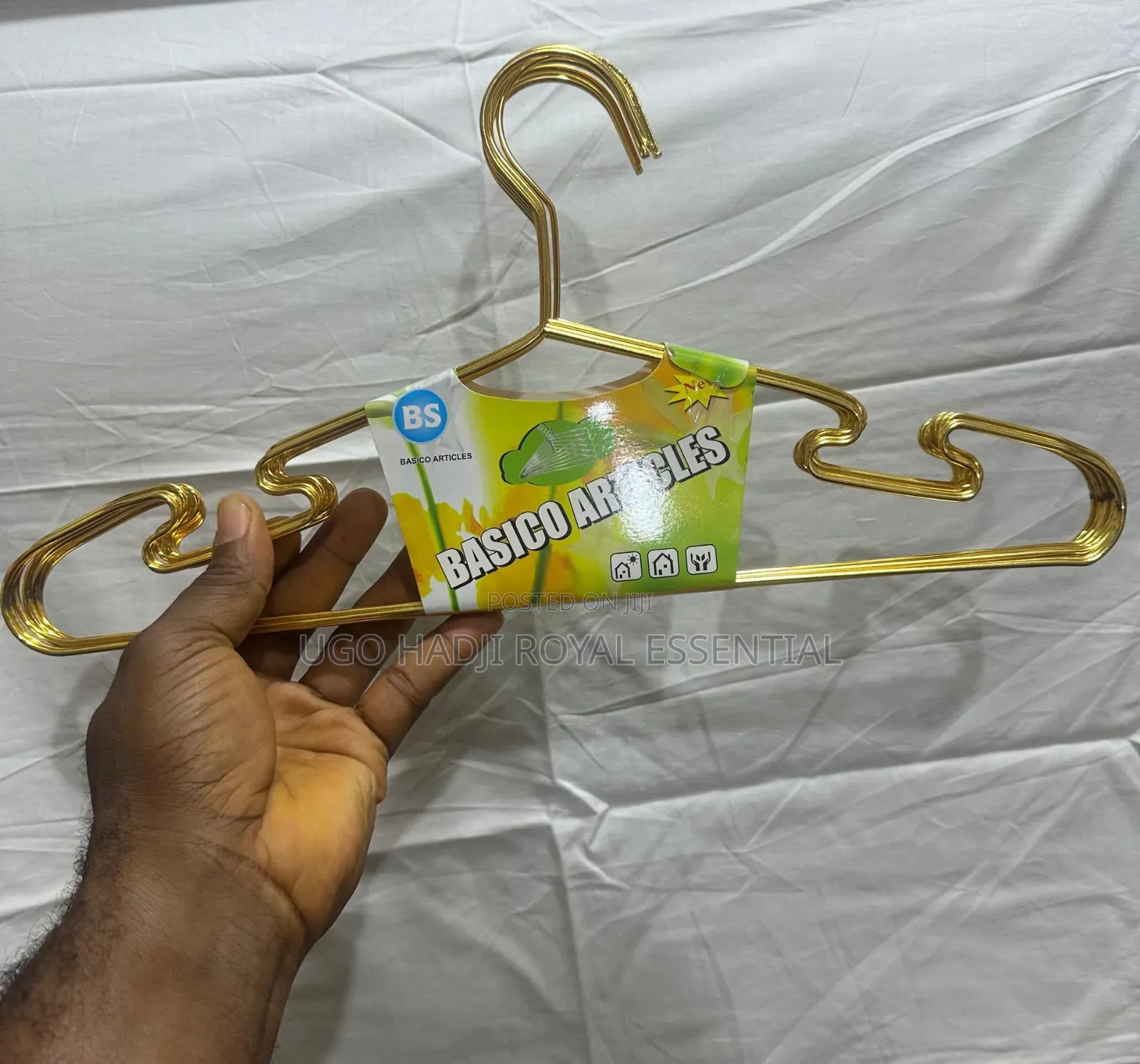 6pcs Premium Gold Stainless Steel Clothes Hangers