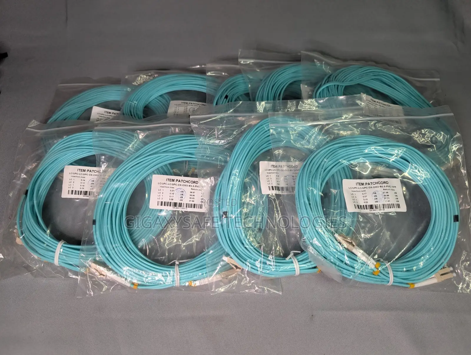 10Gbps LC-LC UPC Fiber Optic Patch Cable OM3-20M/10M/5M/3M/1M