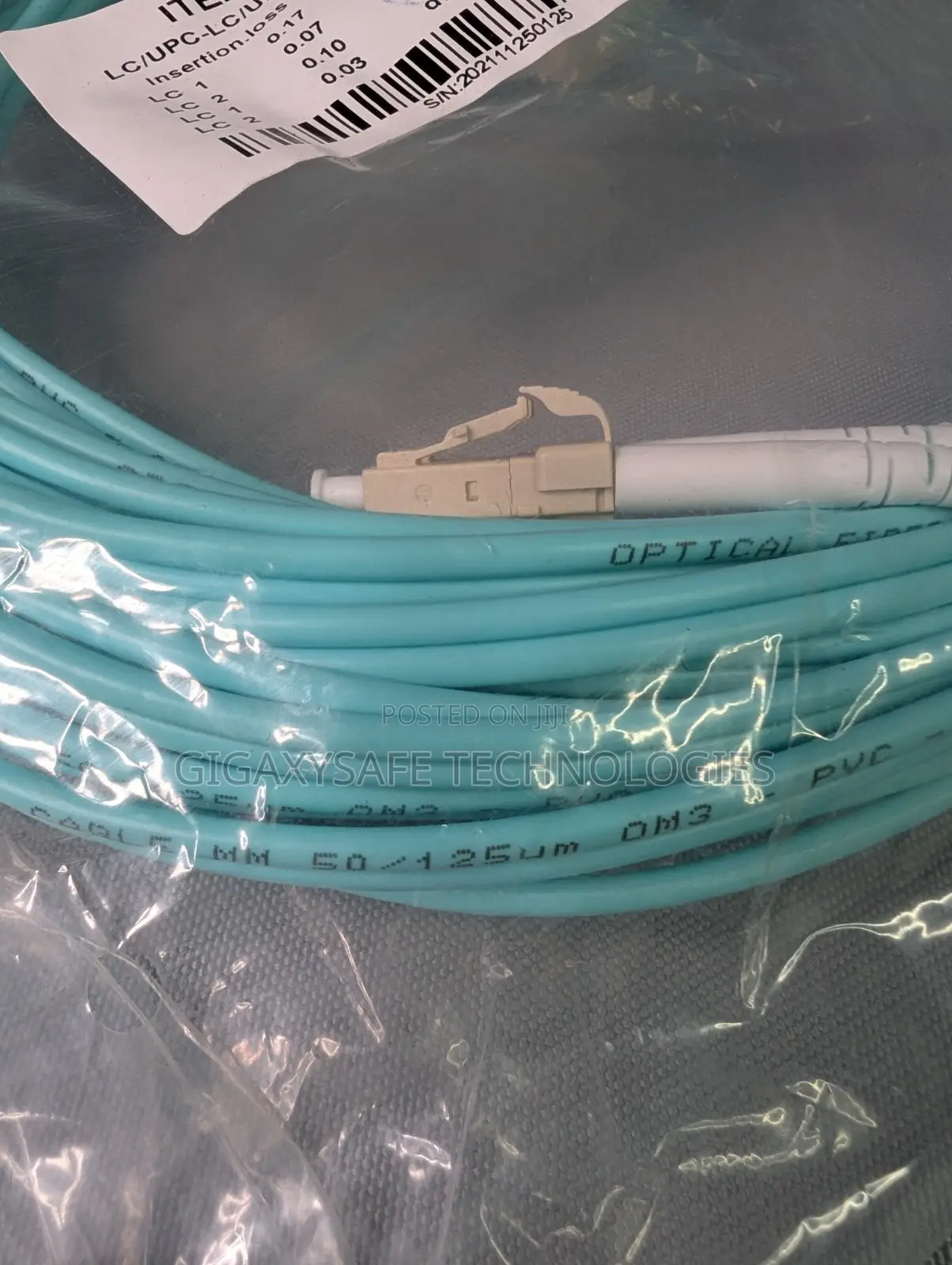 10Gbps LC-LC UPC Fiber Optic Patch Cable OM3-20M/10M/5M/3M/1M