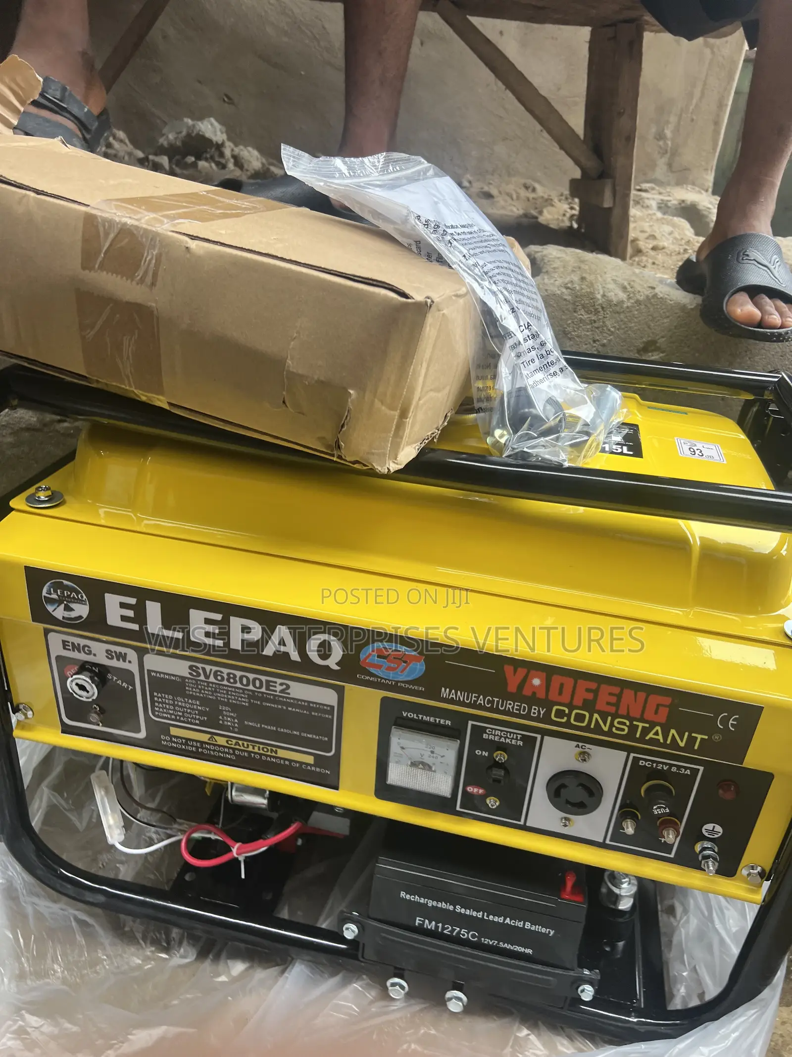 ELEPAQ SV6800E2 Gasoline Generator