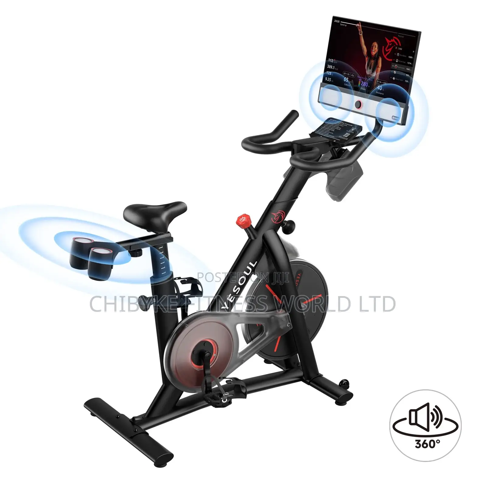 YESOUL G1M Max Spin Bike With TV Screen