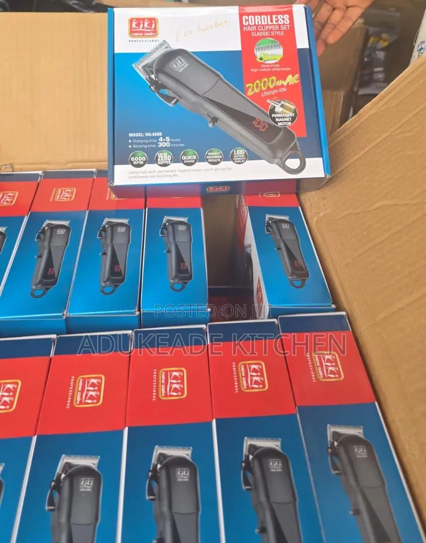 Kiki New Gain 2000mAh Rechargeable Clipper With Digital Power Display