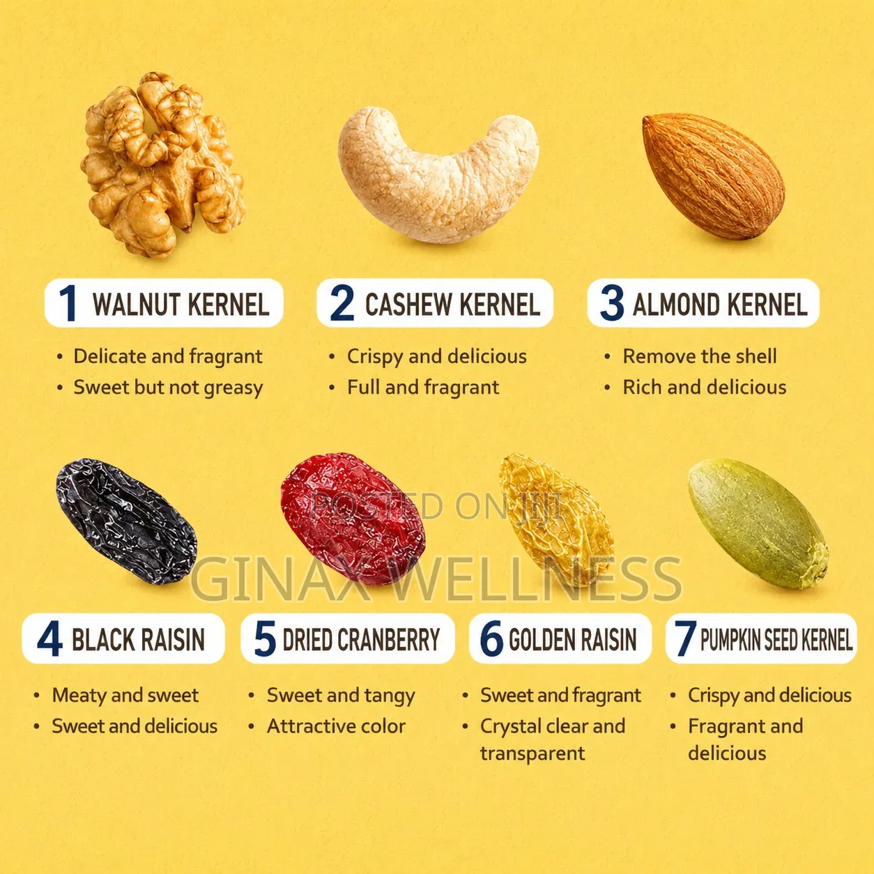 Delicious Mixed Nuts and Dried Fruits (16 Grams)