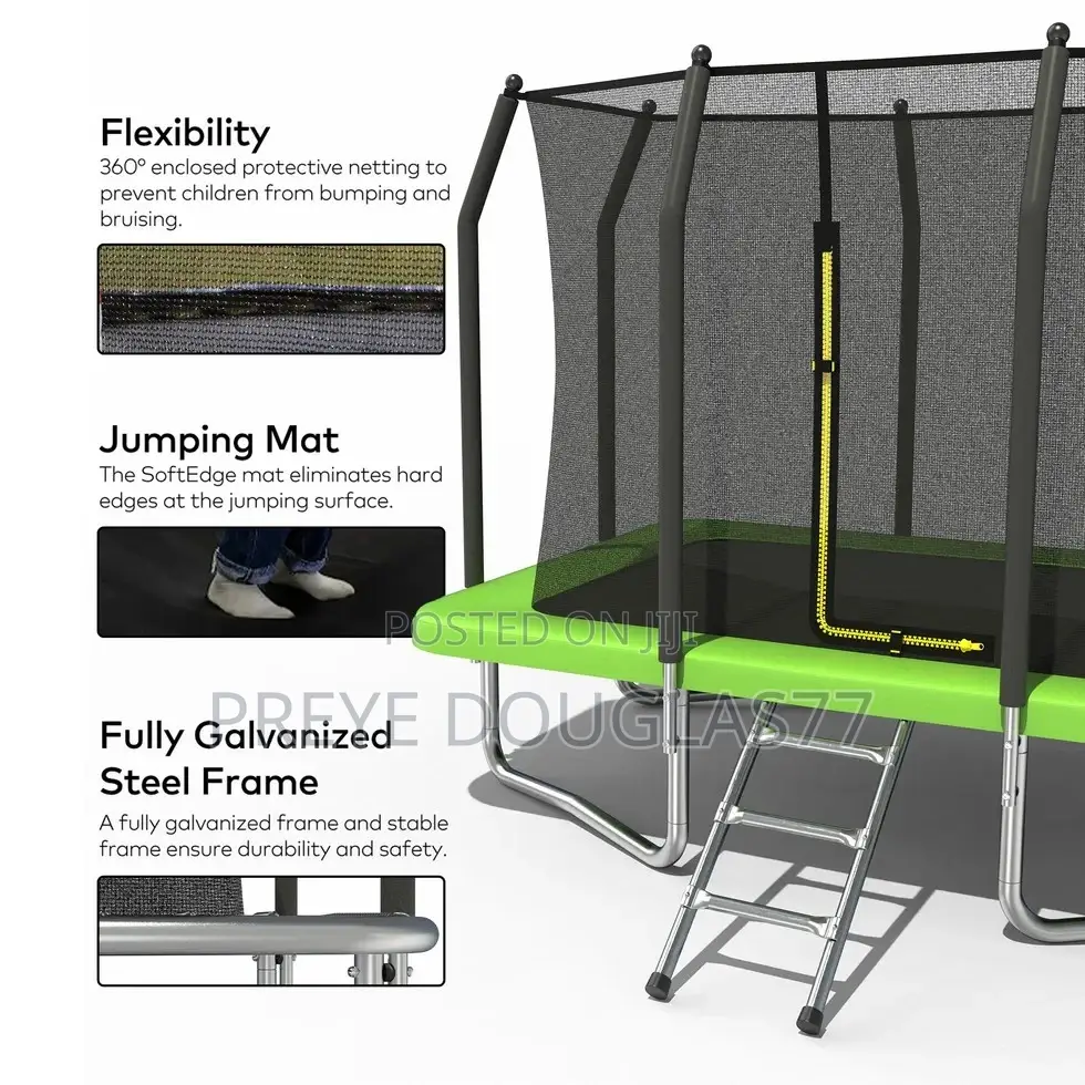 Brand New 10ft Outdoor Trampoline + Safety Net