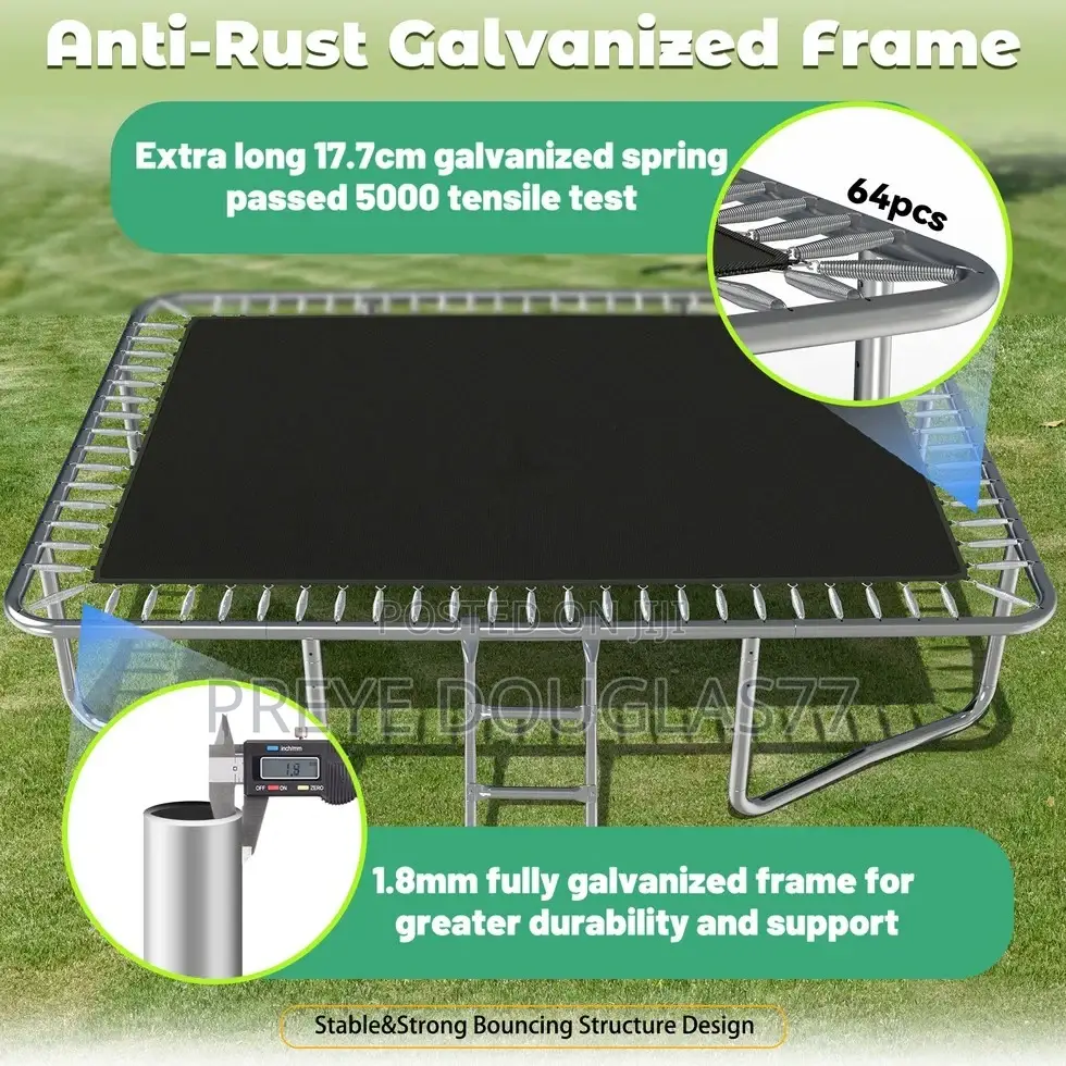 Brand New 10ft Outdoor Trampoline + Safety Net