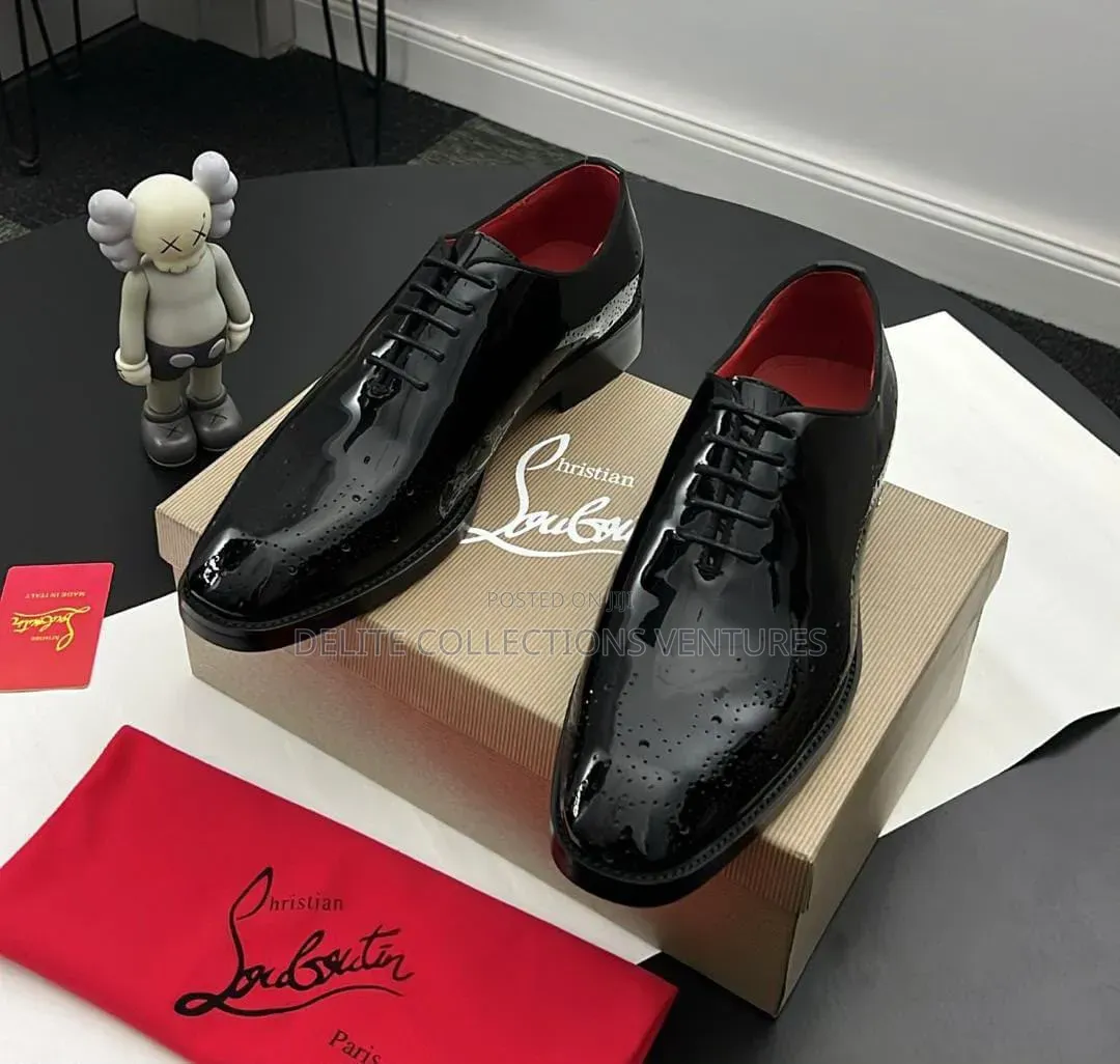 *Christian Louboutin Patent Leather Corporate Shoe; Now Available