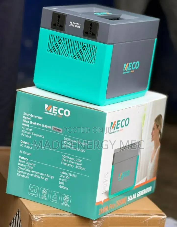 MECO 1kWh PRO 500W Solar Generator – Promo Offer!