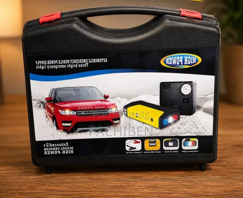 Jump Starter With Tyre Inflator