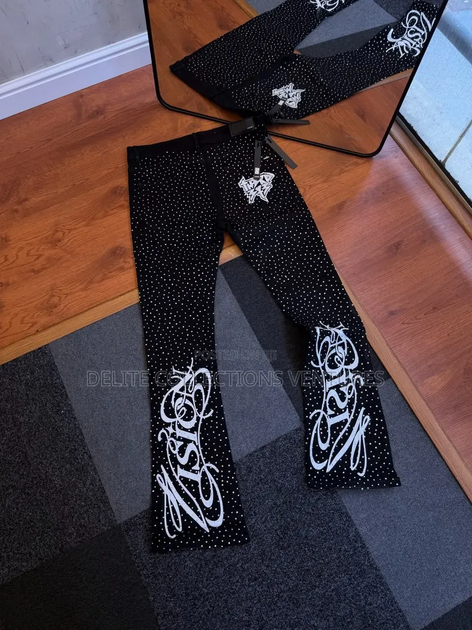 *Authentic Amiri Purple Jeans Available in Store