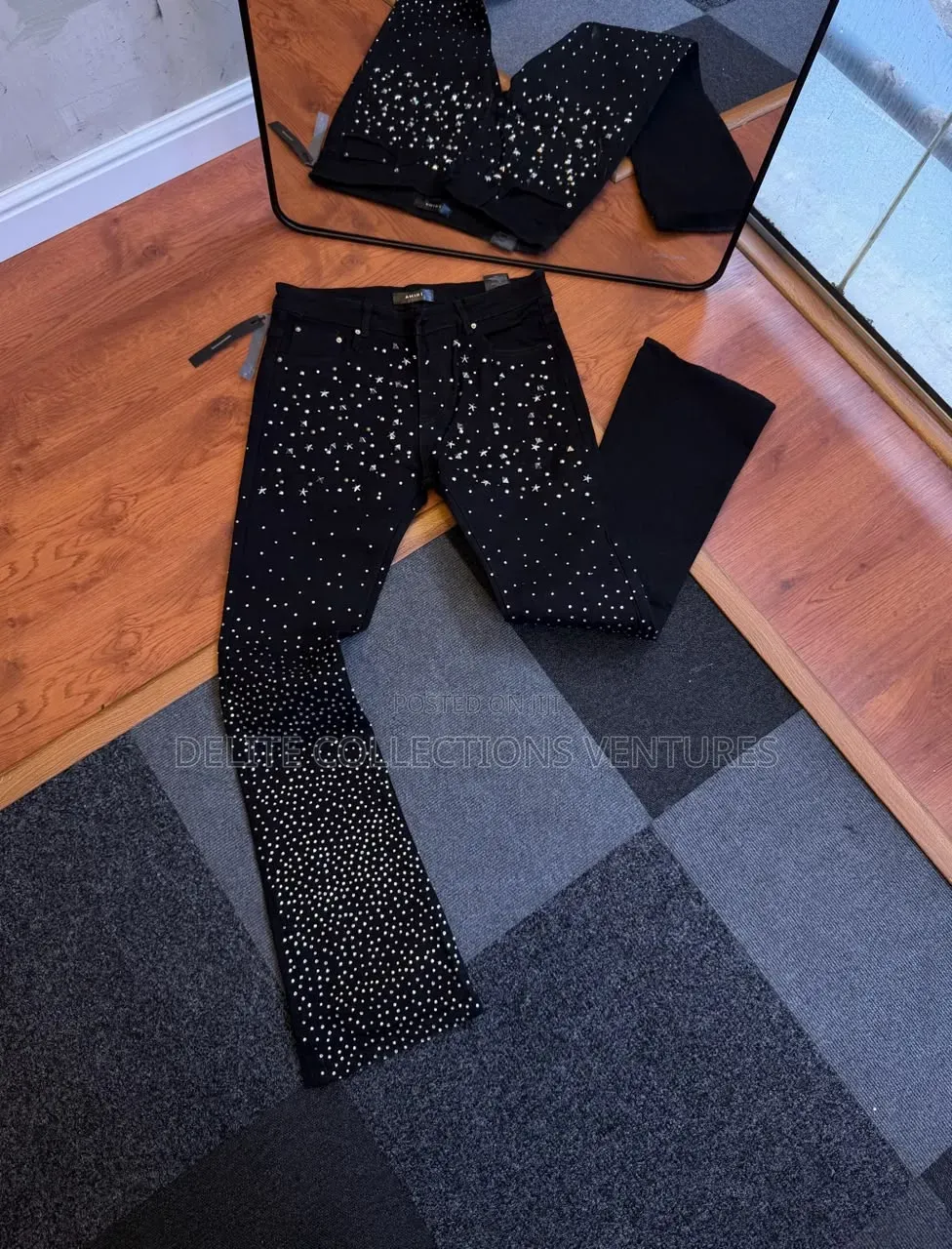 *Authentic Amiri Purple Jeans Available in Store