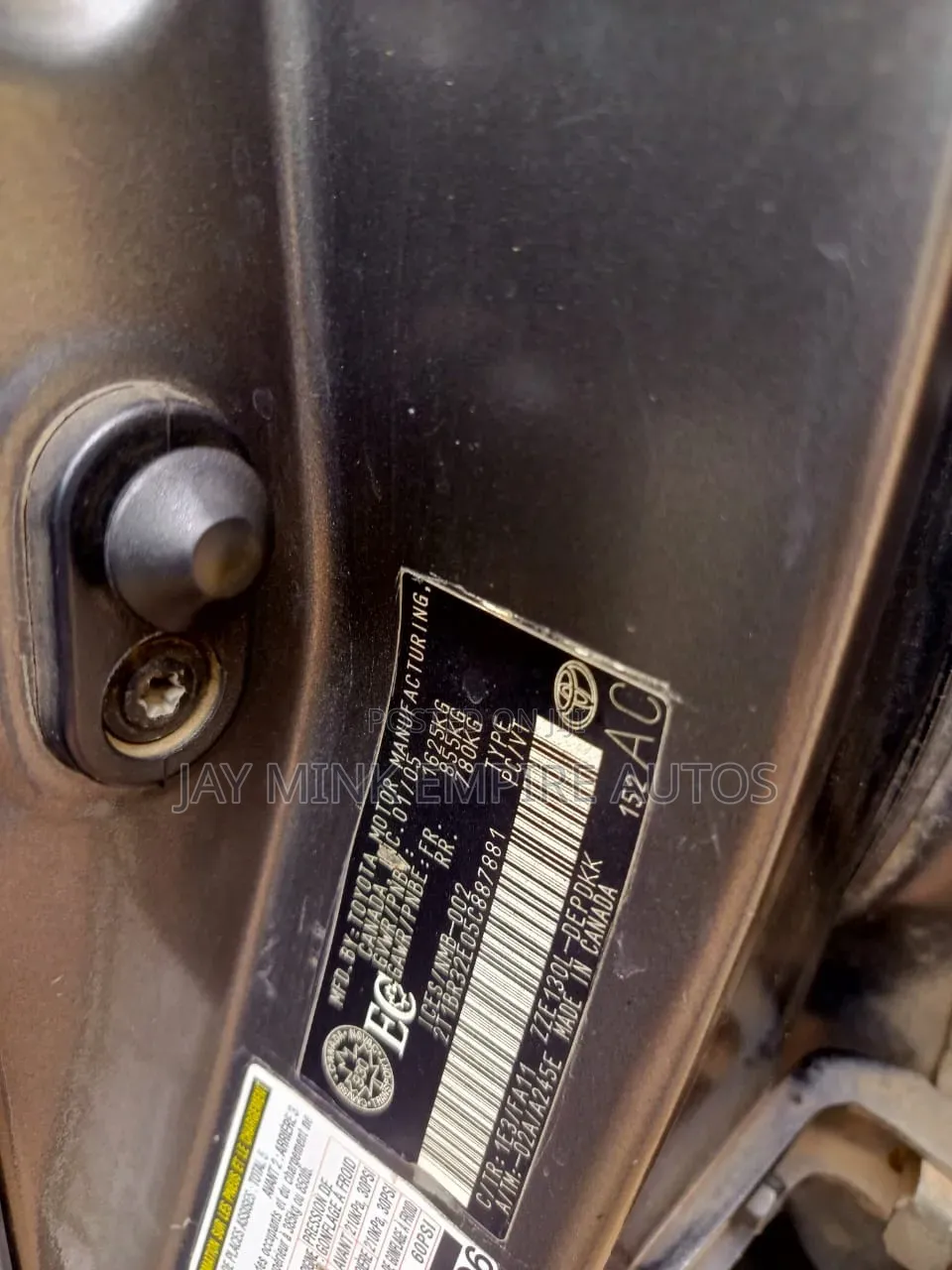 Toyota Corolla 2005 Gray