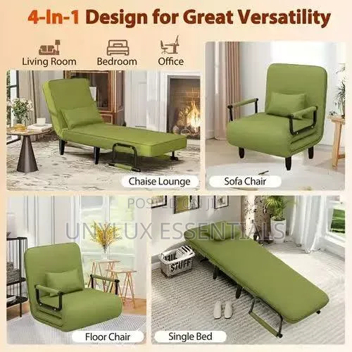 3in1 Sofa Bed N Chair Note: Single Pillow