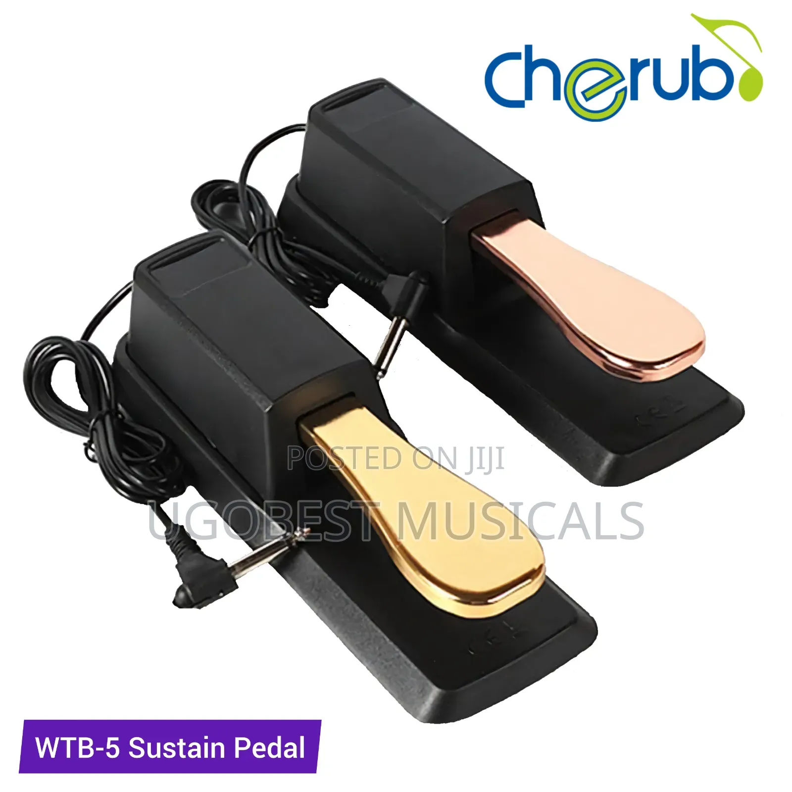 Cherub WTB-005 Universal Sustain Pedal for Keyboards, Digital Pianos