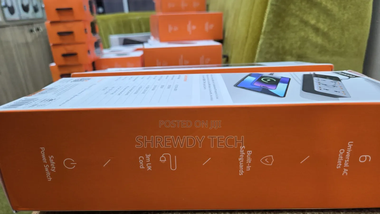 Porodo Extension Box 3000W Universal Power Strip