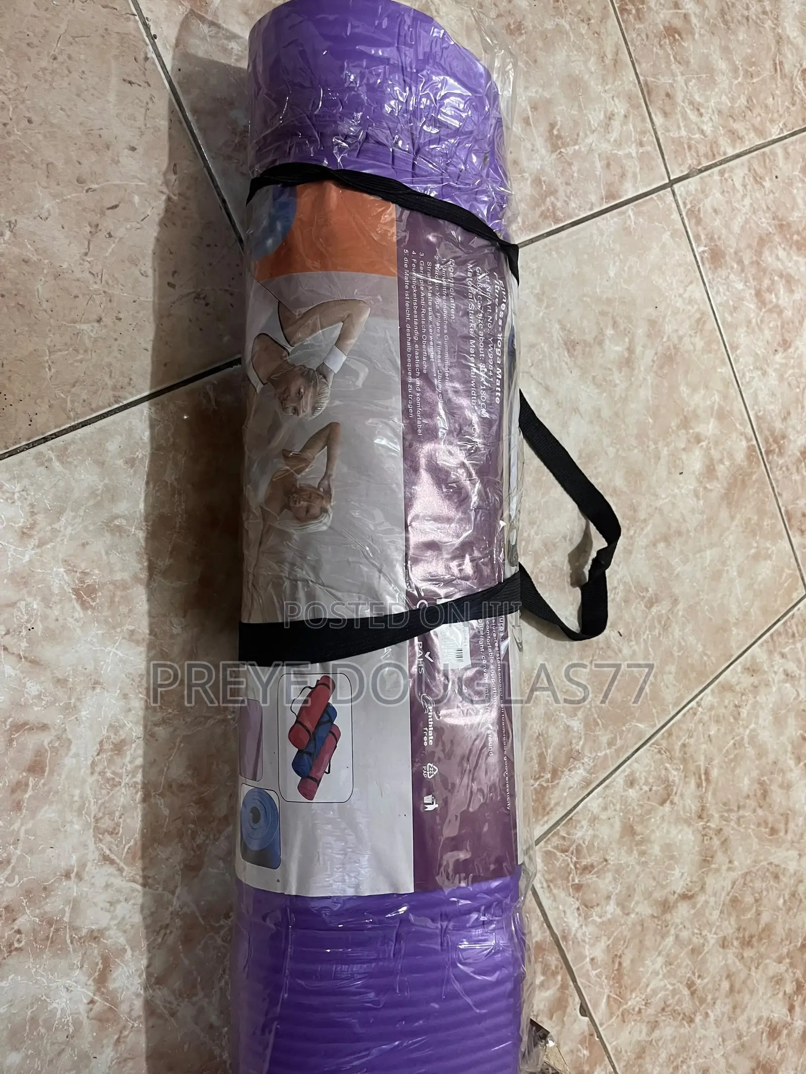 Brand New Extra-Wide 10mm Yoga Mat (180x80cm)