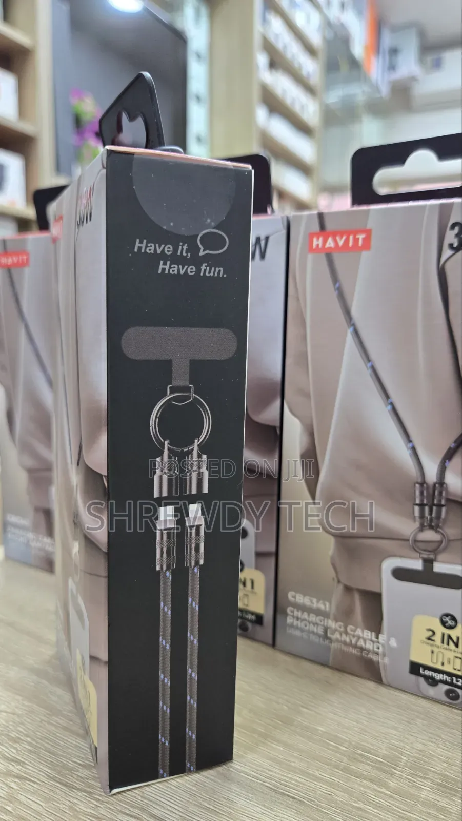 iPhone Charging Cable and Phone Lanyard
