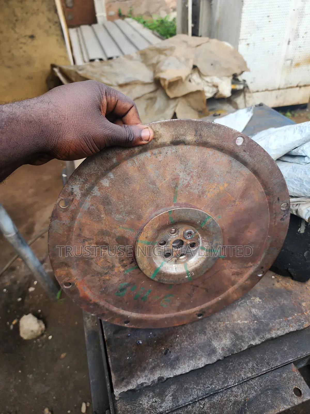 Inner Coupling Plate Leroy Sommer and Stamford