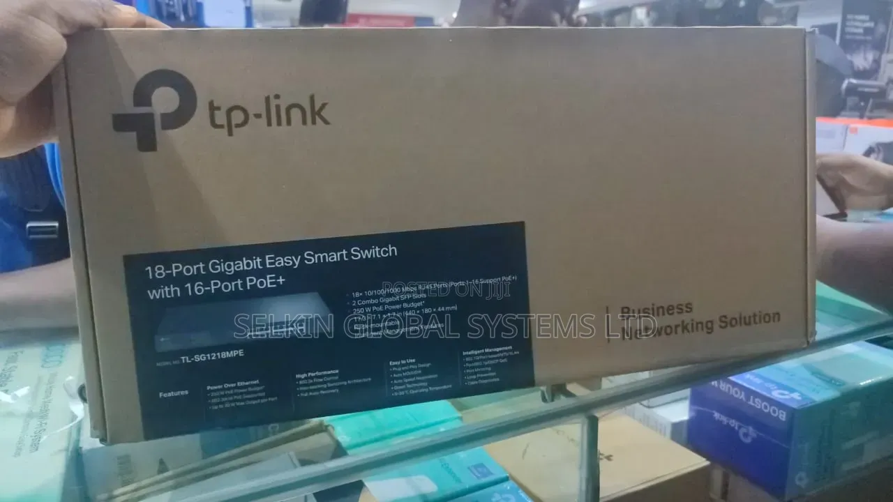 Tp Link Easy Smart 18 Port Gigabit 16 Port Poe Switch SG1218mpe