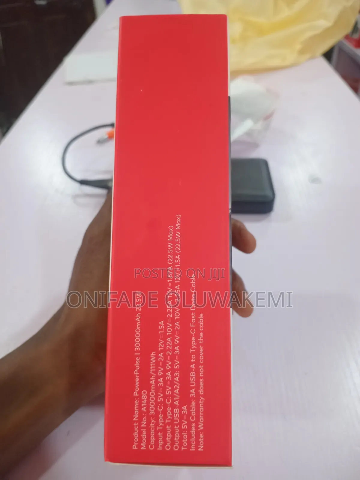 30,000mAh 22.5W Itel Power Bank A1480