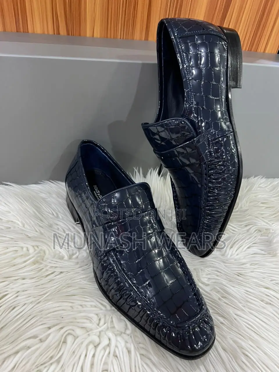 Italian Skin Sole DOLCE GABBANA LEATHER SHOE 40-46
