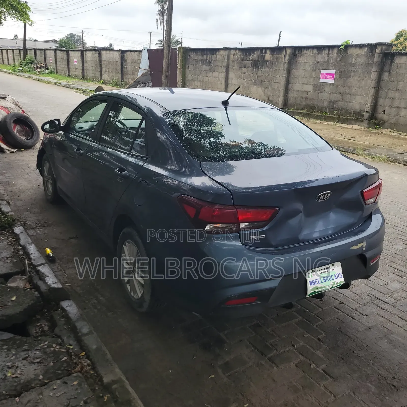 Kia Rio S Sedan 2019 Blue