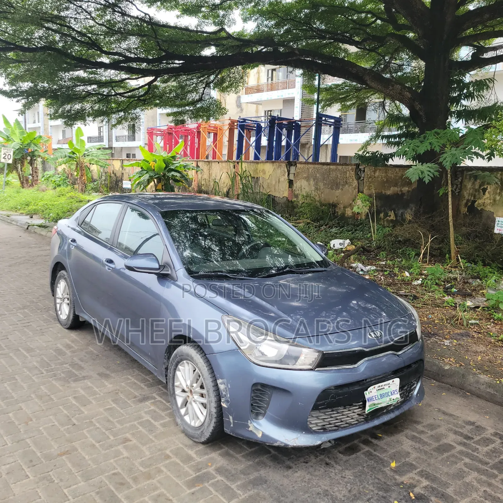 Kia Rio S Sedan 2019 Blue