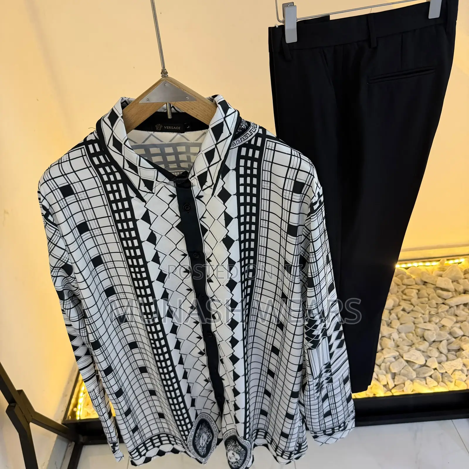 Luxury Casablanca Longsleeve Shirt X Pant Trouser