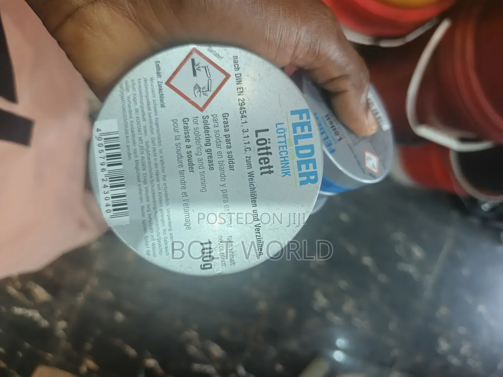 Felder 100g Tin of Soldering Grease