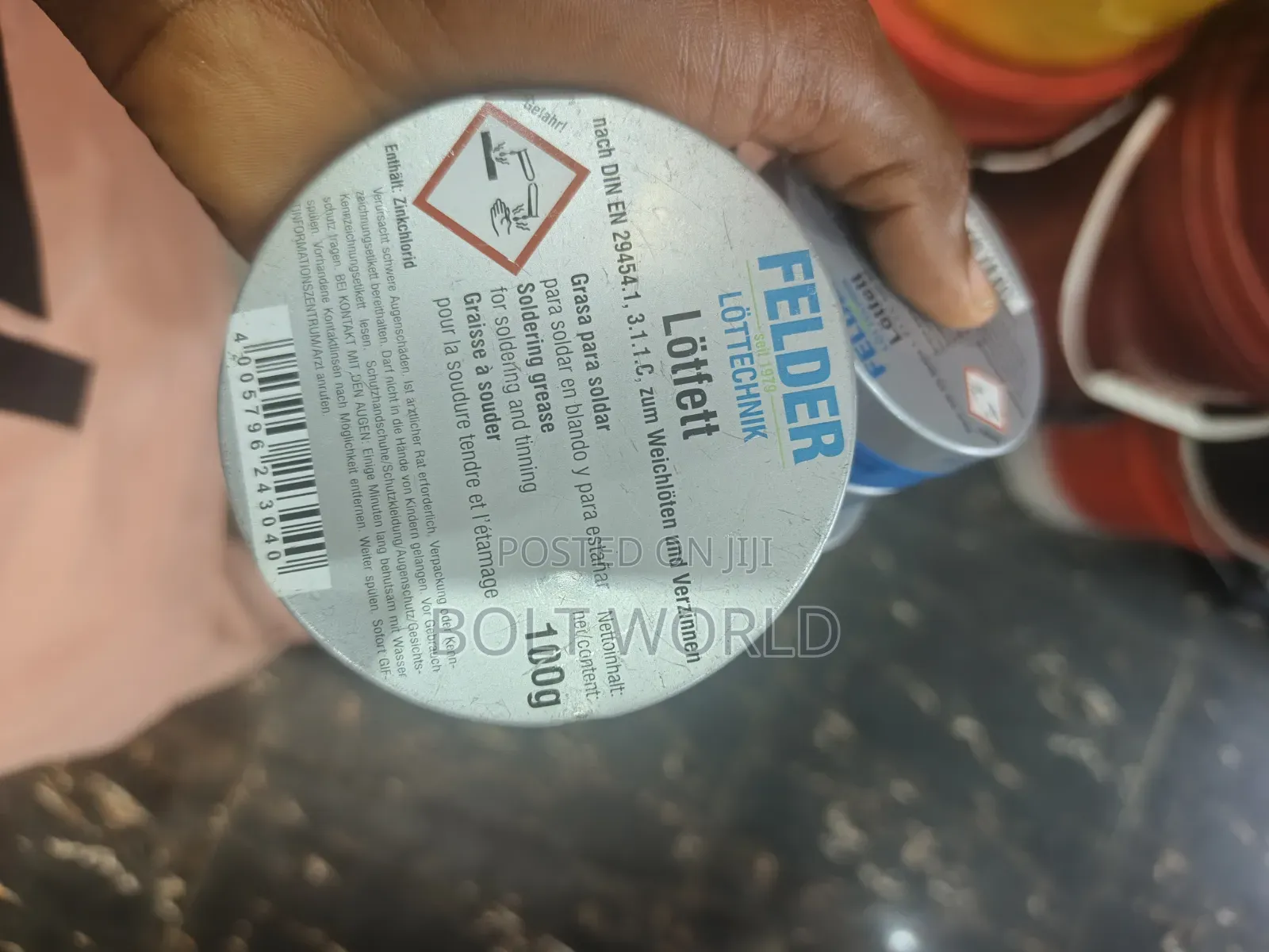 Felder 100g Tin of Soldering Grease