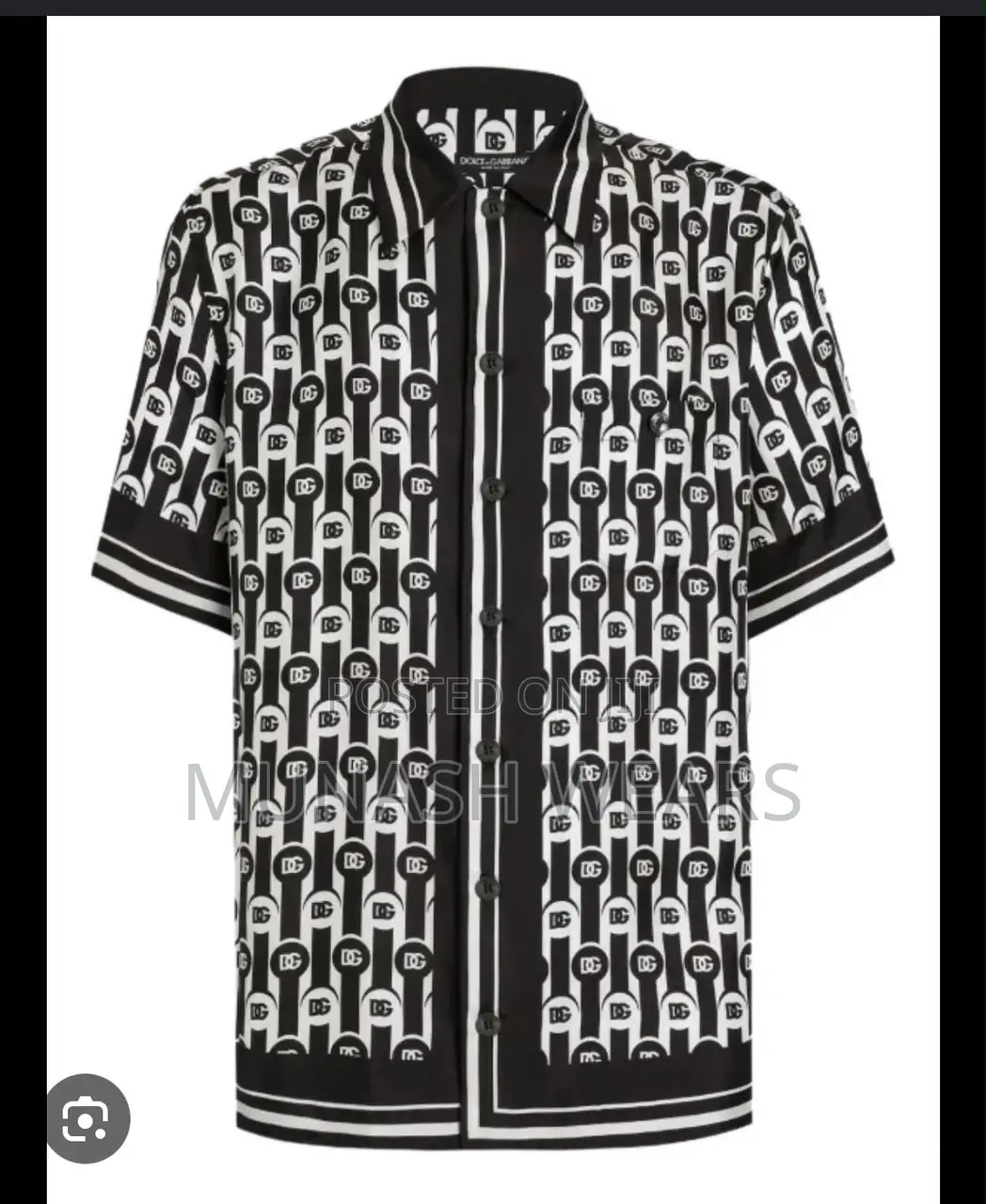Luxury Dolce Gabbana Print Shirt M-4xl