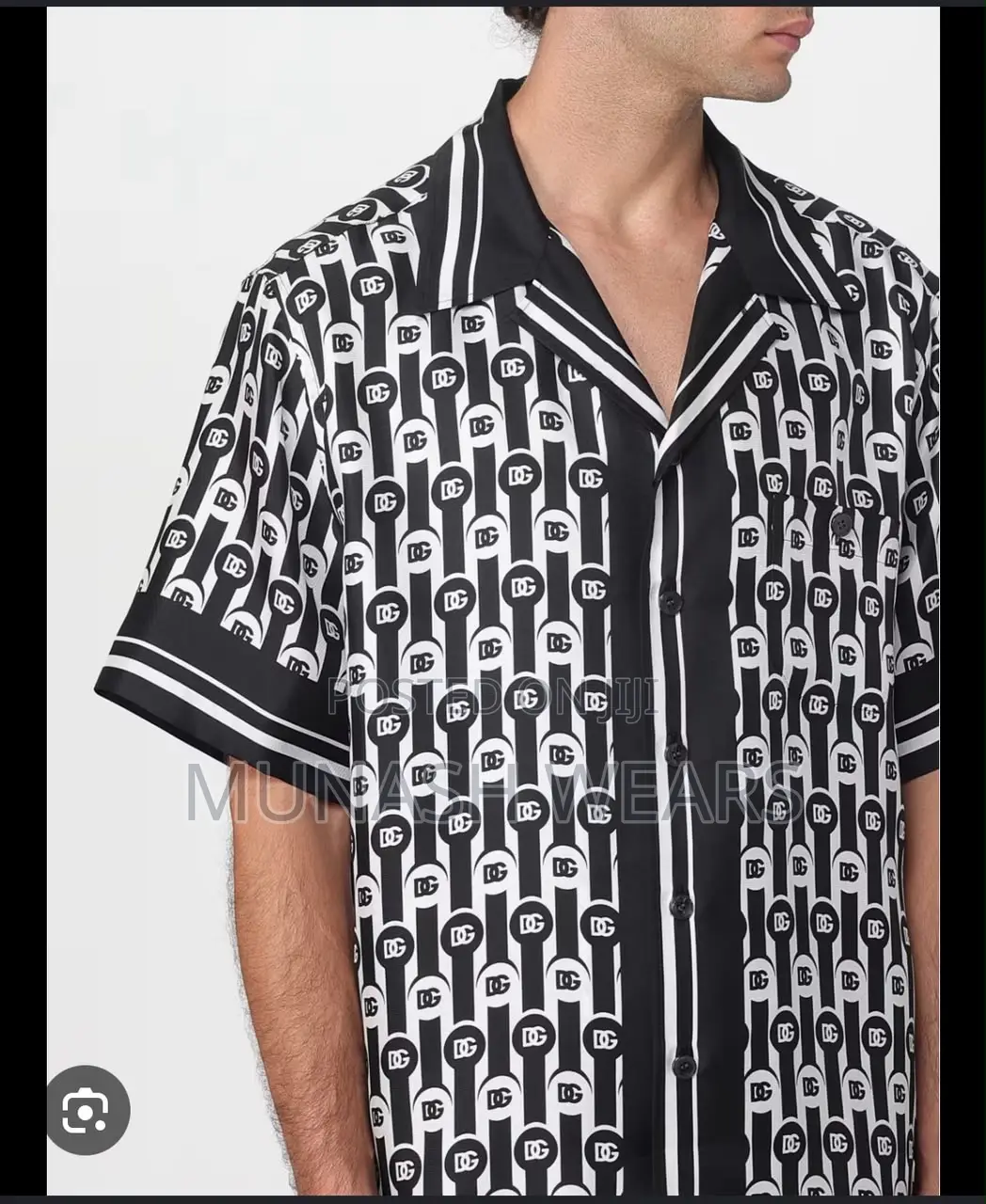 Luxury Dolce Gabbana Print Shirt M-4xl