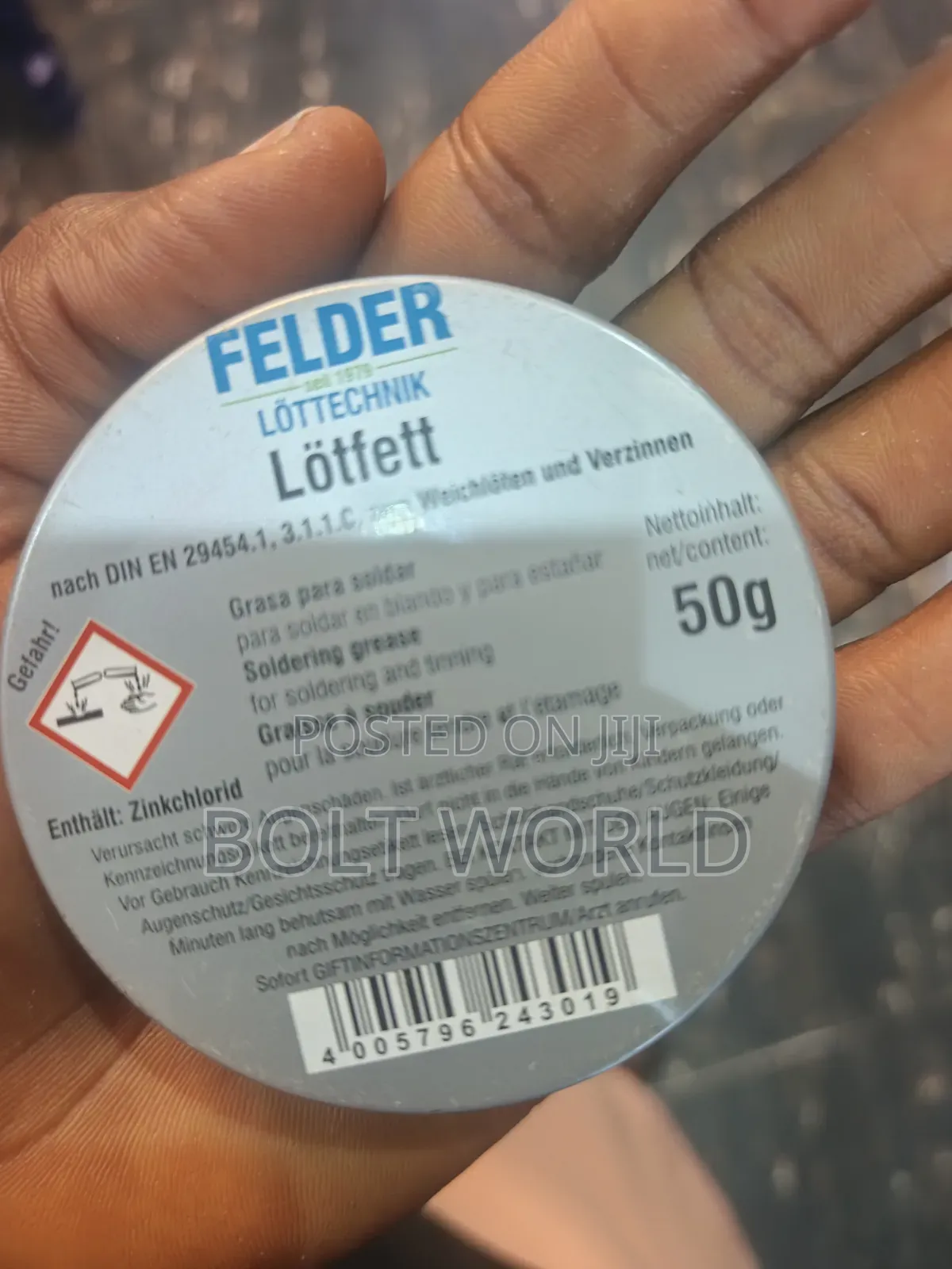 Felder 50g Tin of Soldering Grease