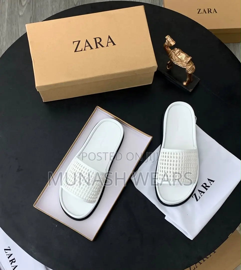 Zara Cover Leather Slipers 40-46 Available