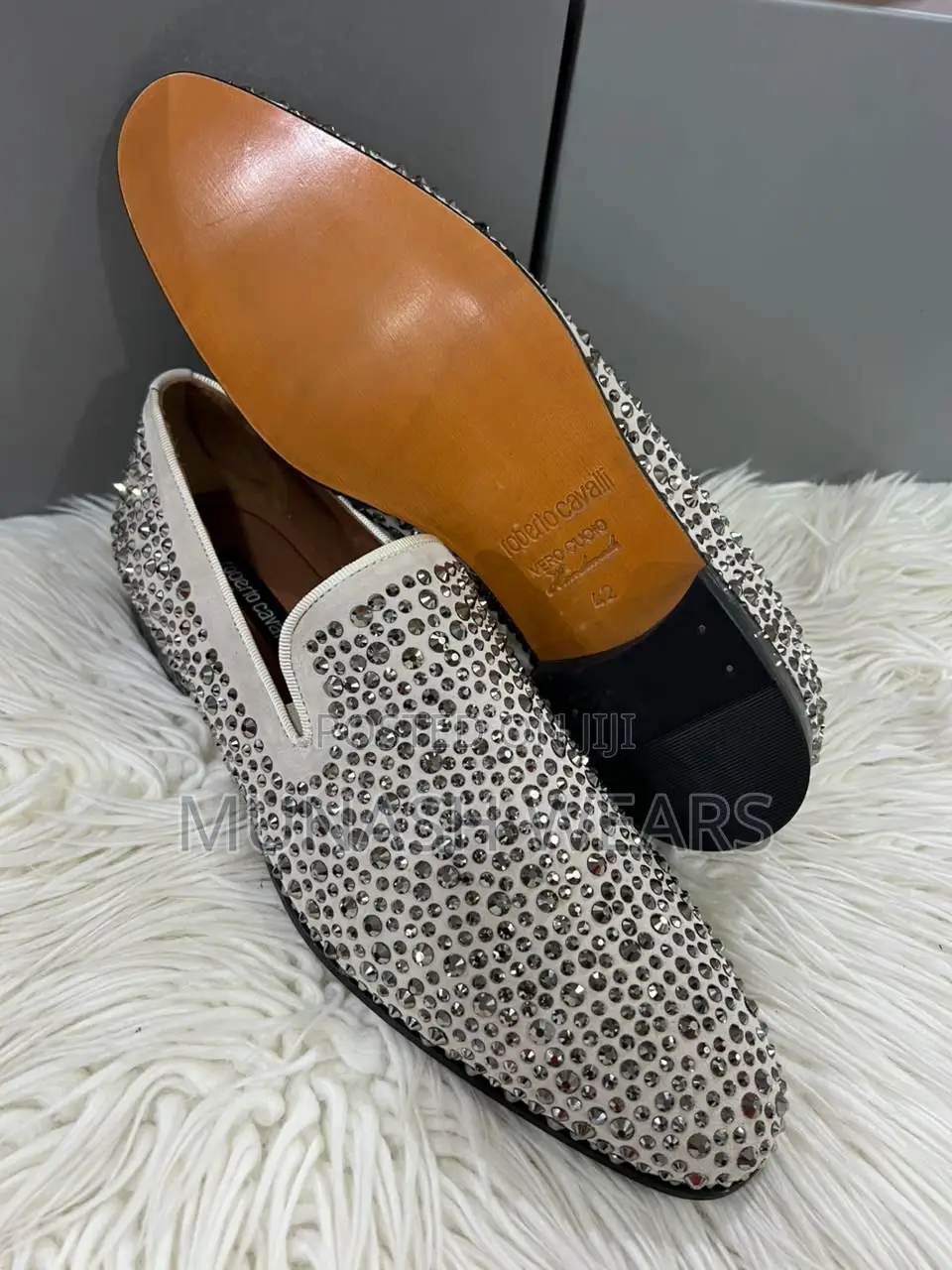 Italian Stone Cavali Leather Shoes Available in 40-46