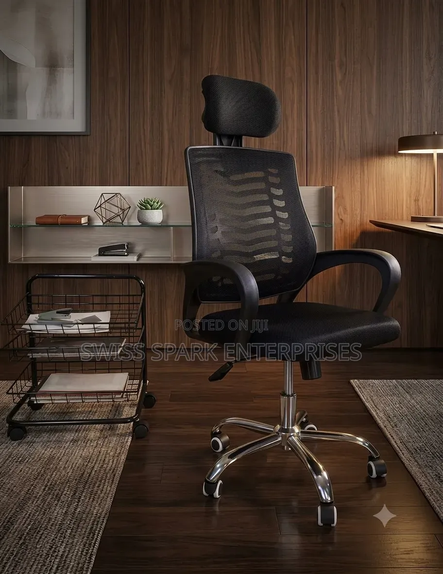 High-Back Ergonomic Executive Mesh Office Chair