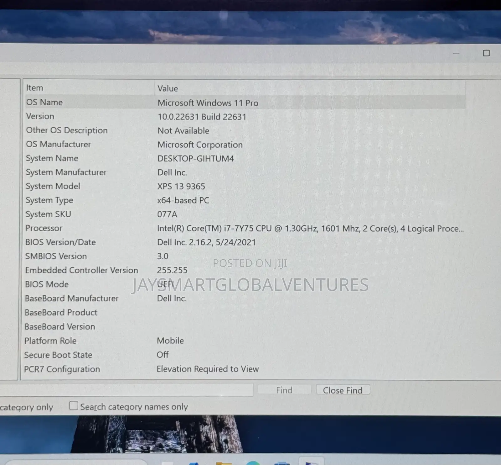 Laptop Dell XPS 13 9365 2-in-1 16GB Intel Core i7 SSD 512GB
