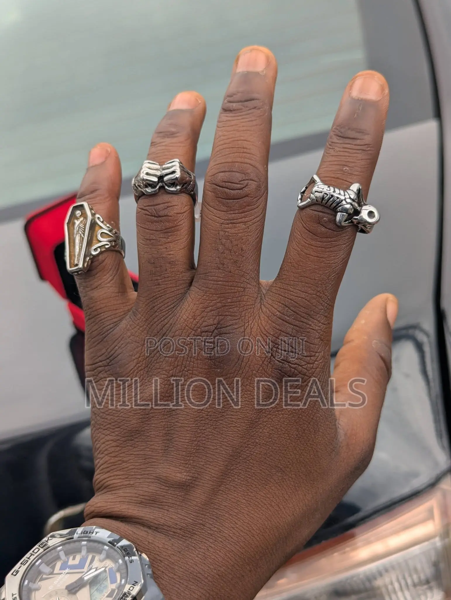 Classic 2026 Ski Punk Men's Stylish Ring