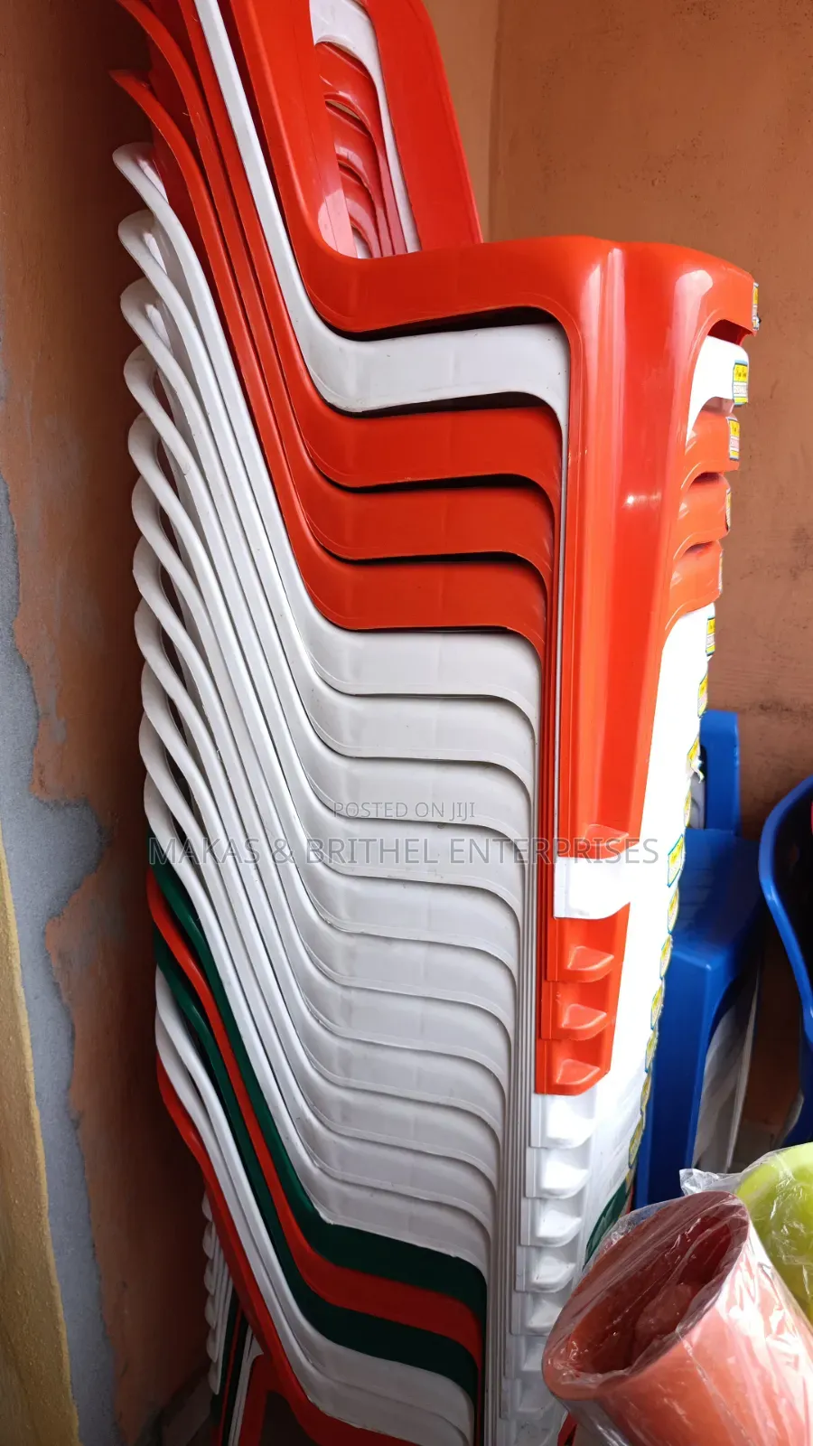 Armless Plastic Chairs