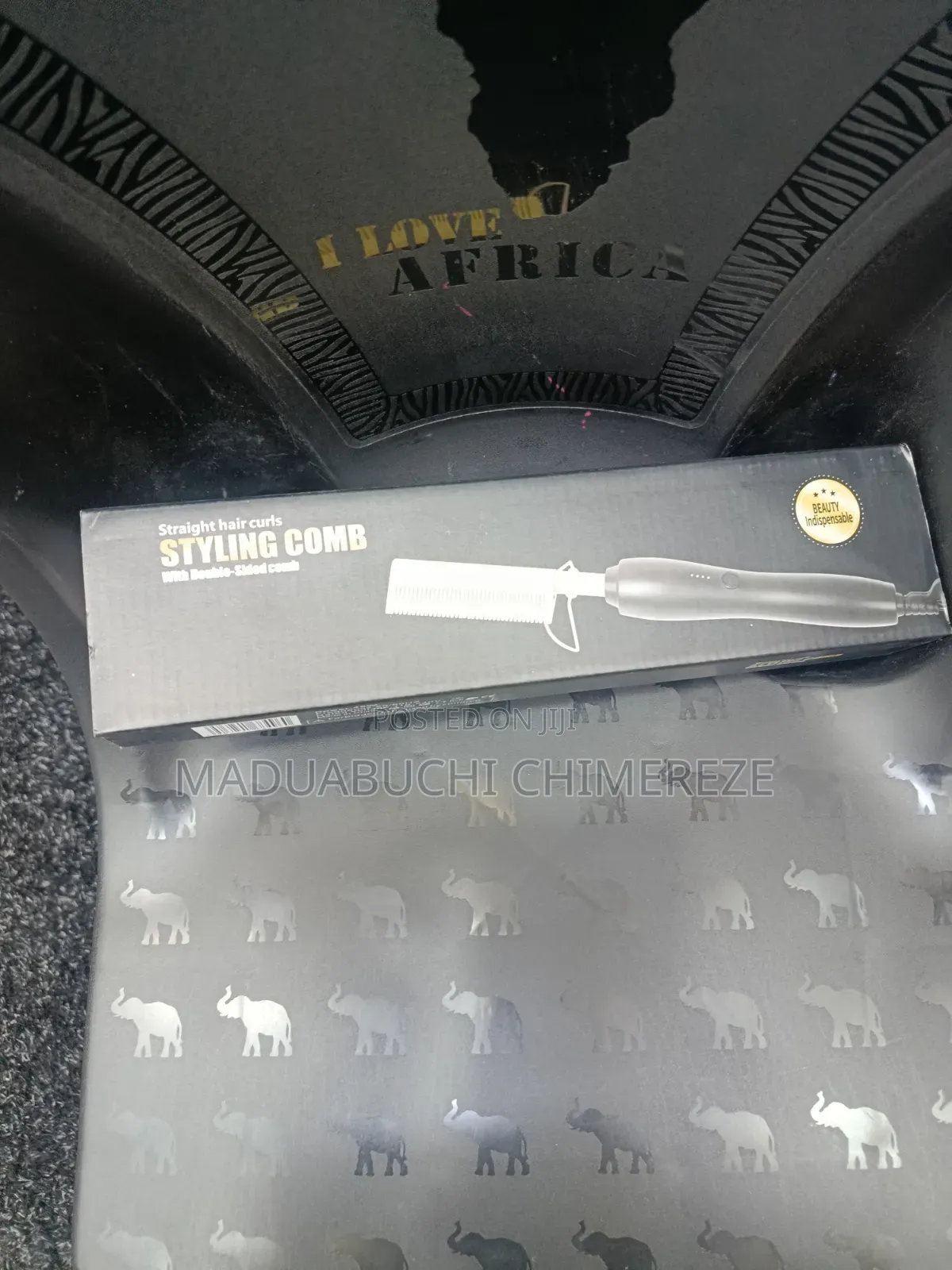 Electric Hair Straightening Comb – Hot Styling Comb for Smooth Hair