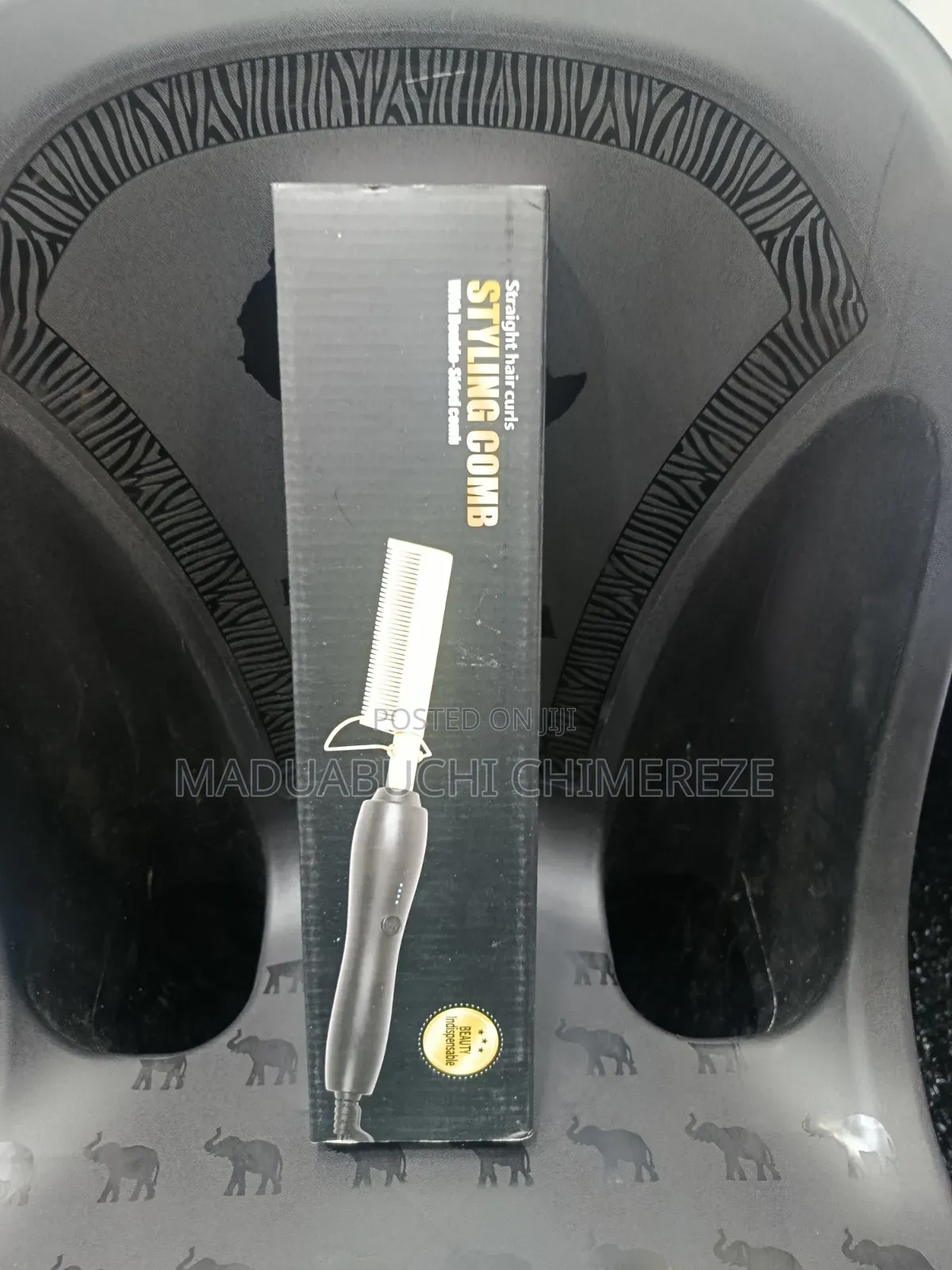 Electric Hair Straightening Comb – Hot Styling Comb for Smooth Hair